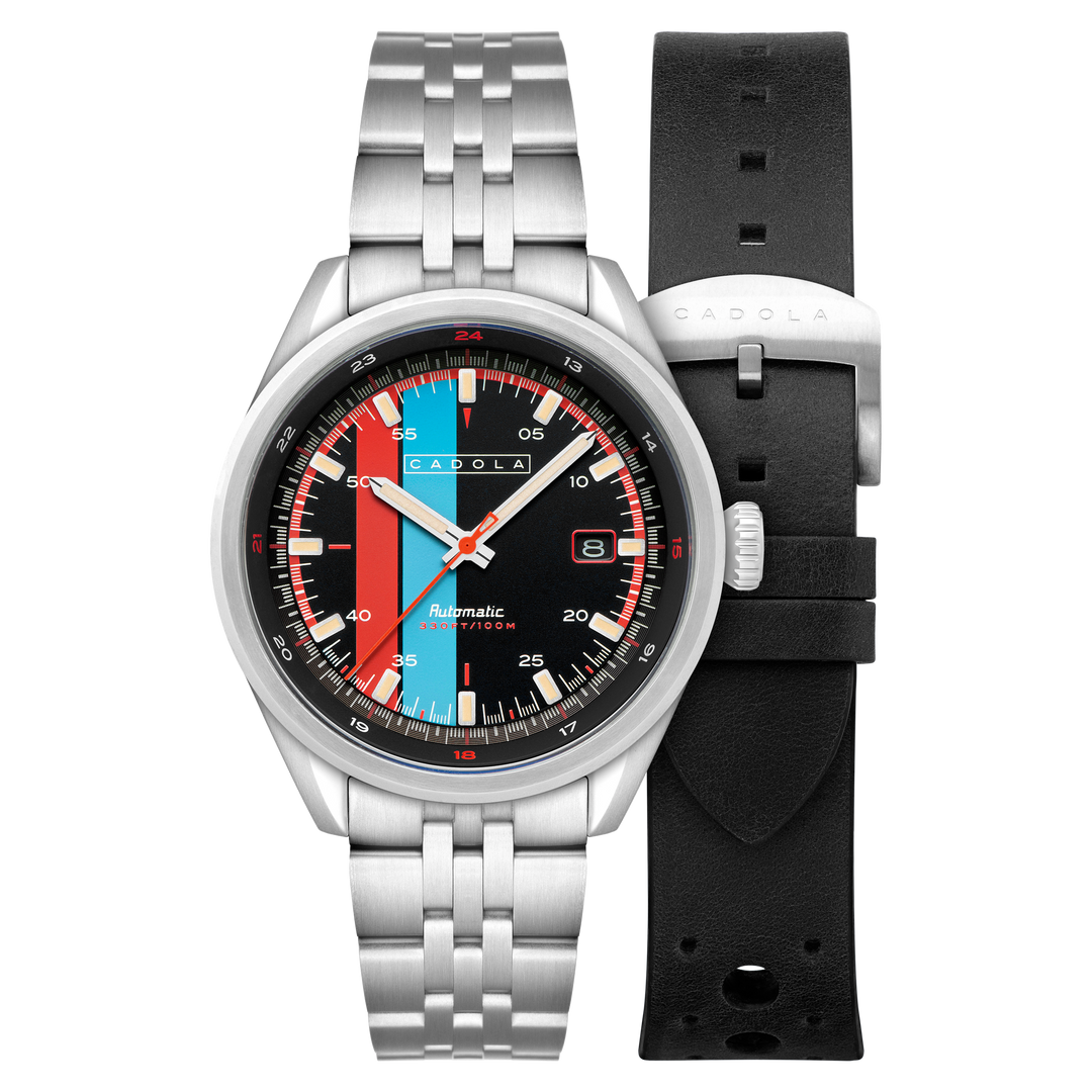 Pista Automatic Black / Stainless Steel Black Dial