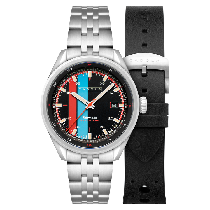 Pista Automatic Black / Stainless Steel Black Dial