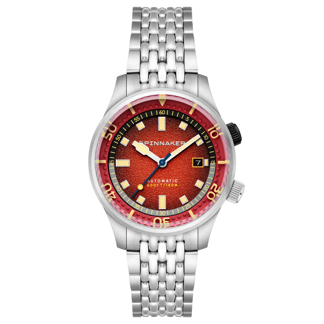 Bradner Automatic Red / Stainless Steel | Red Dial