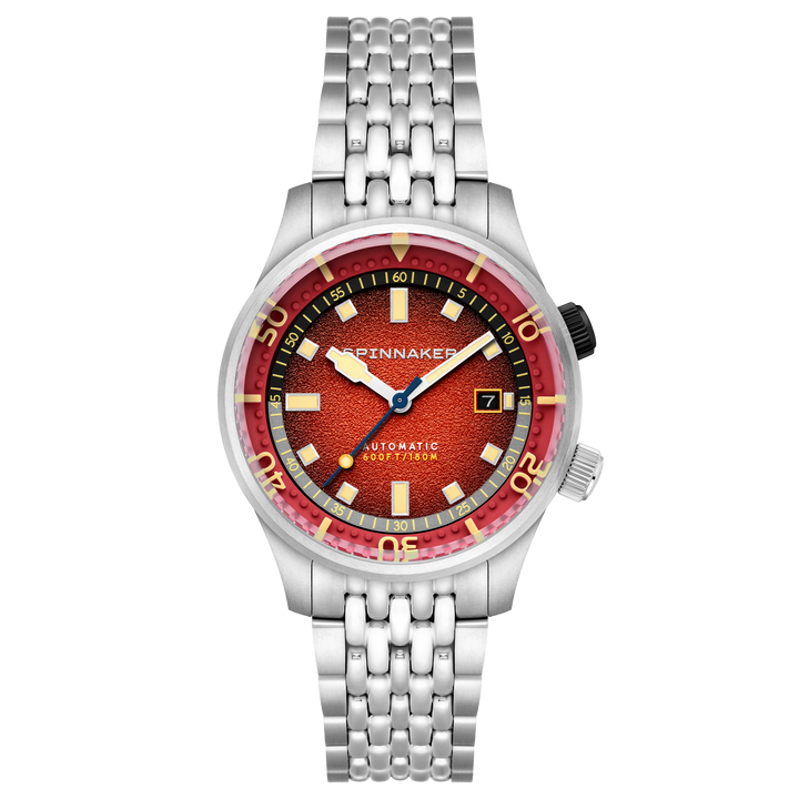 Bradner Automatic Red / Stainless Steel | Red Dial