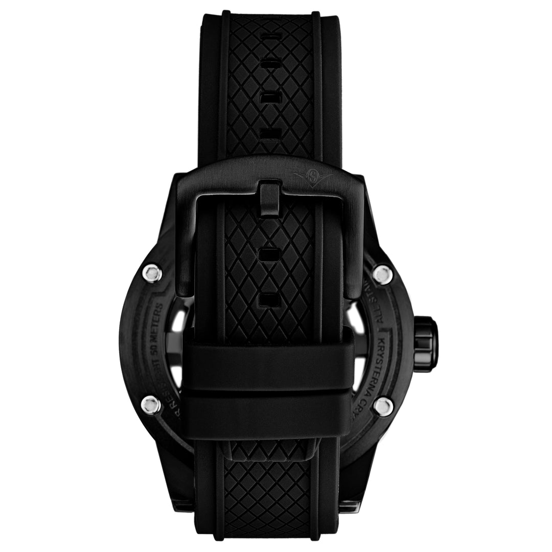 Automatic 50mm Skeleton Black | Black Dial