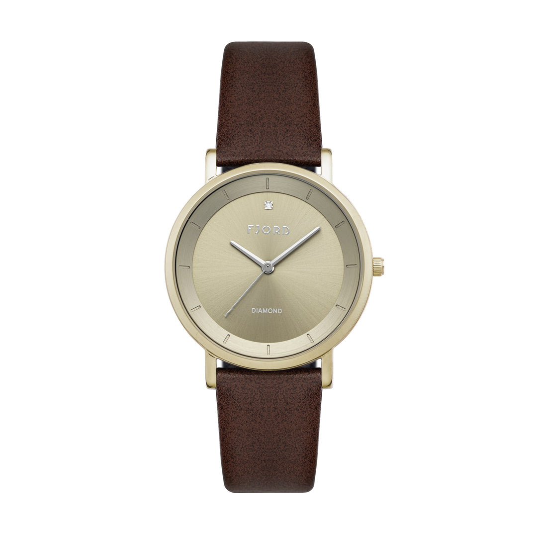 Jensen Gray / Leather | Gray Dial