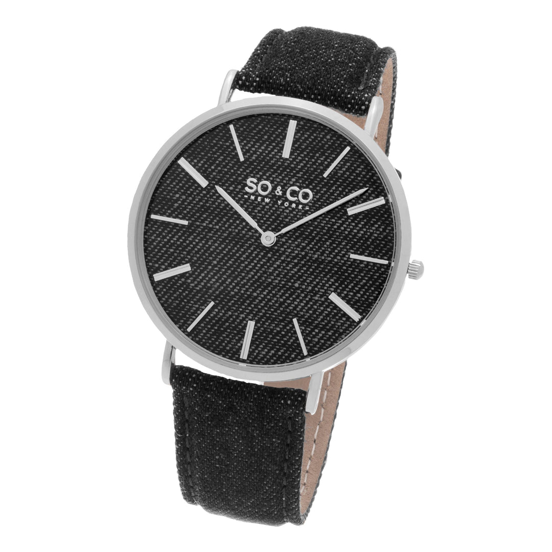 Chelsea 5103 Black Denim | Black Dial