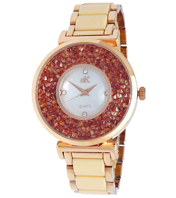 PISA EGG SHELL/ ROSETONE | Red Dial