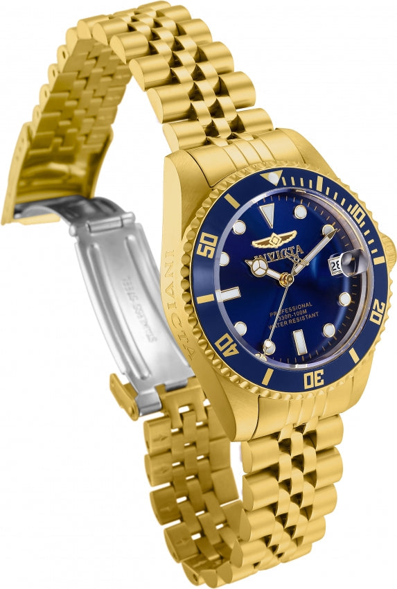 Pro Diver Blue Dial / Gold-Tone Stainless Steel Bracelet Blue Dial