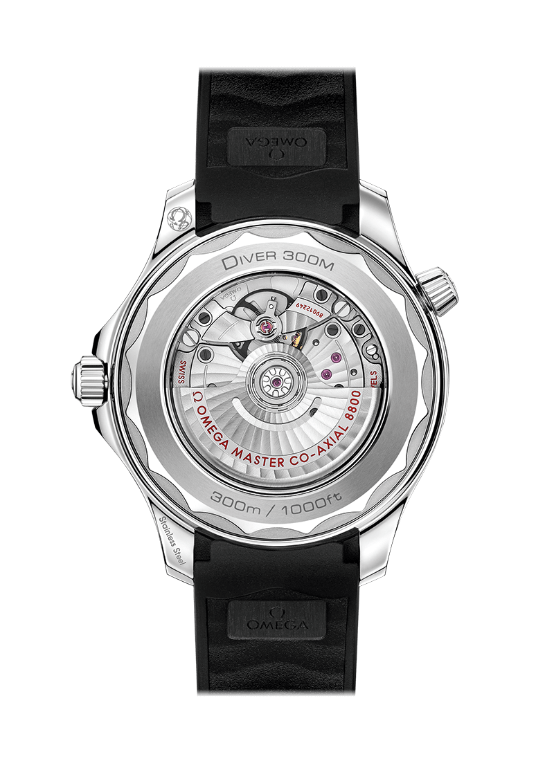Seamaster Diver 300M Co‑Axial Steel on Rubber / White Dial White Dial