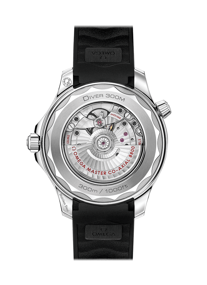 Seamaster Diver 300M Co‑Axial Steel on Rubber / White Dial White Dial
