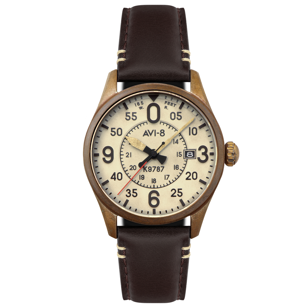 Smith Automatic Gray / Brown Leather | Gray Dial