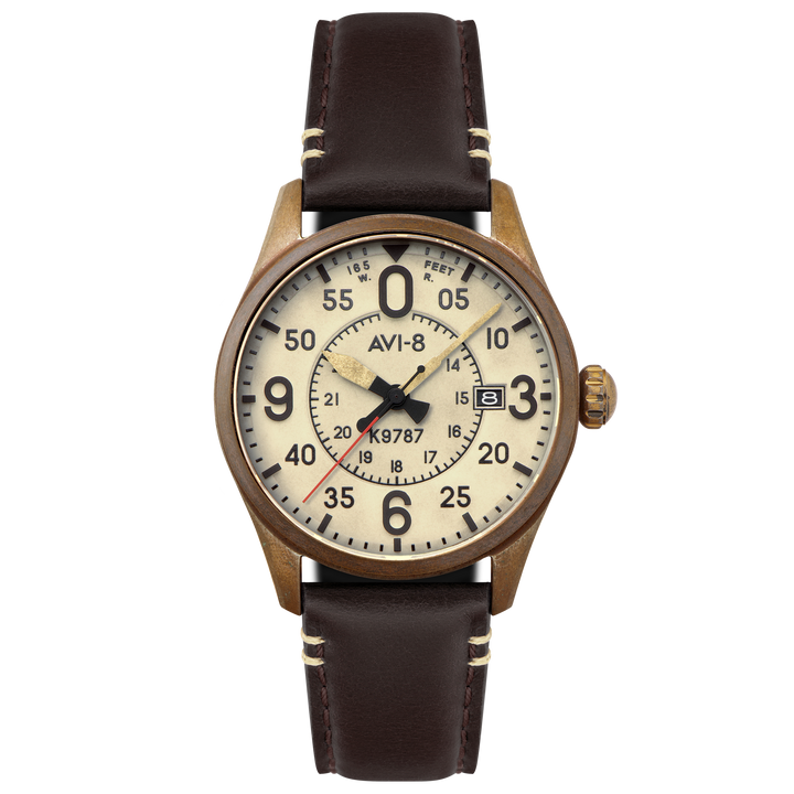 Smith Automatic Gray / Brown Leather | Gray Dial