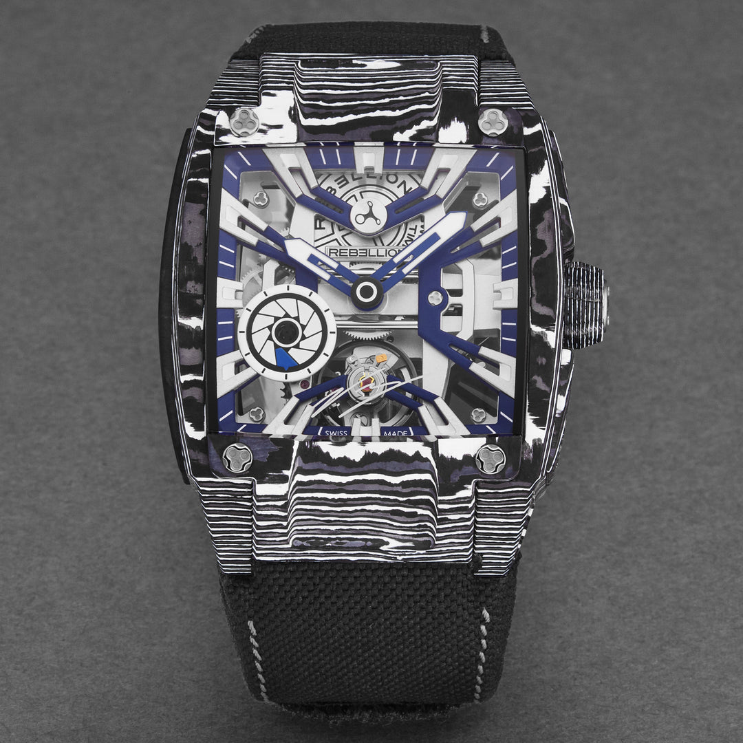 Re-Volt RBREV3H.CA.VBO / Blue Skeletonized | Blue Skeletonized Dial