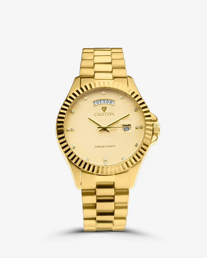 Day & Date Men's Diamond Marker Watch  |  Dial