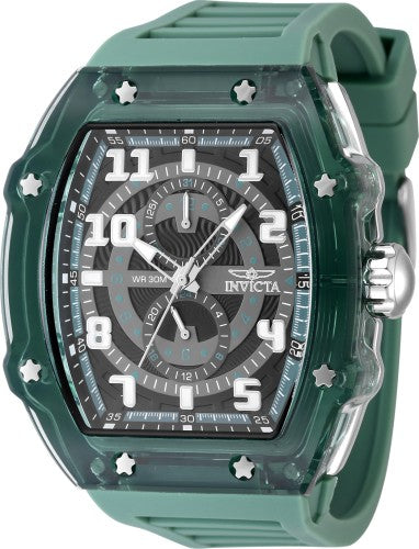 Racing 48.5mm / Black / Green | Black Dial