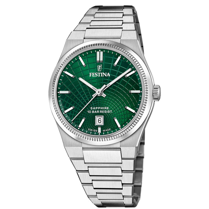 Rive Green / Stainless steel Green Dial