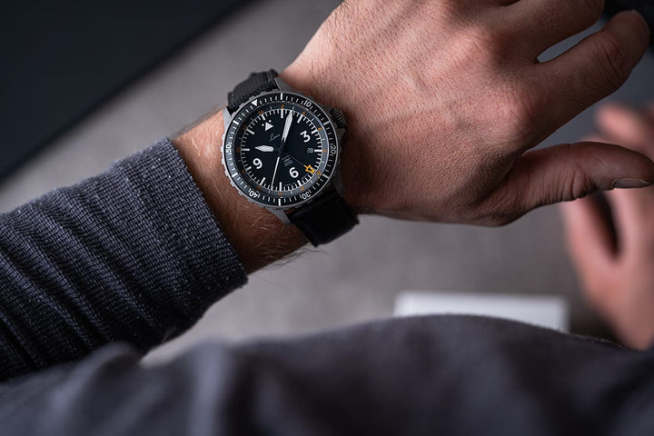 Hamburg GMT DIN 8330 Black Dial
