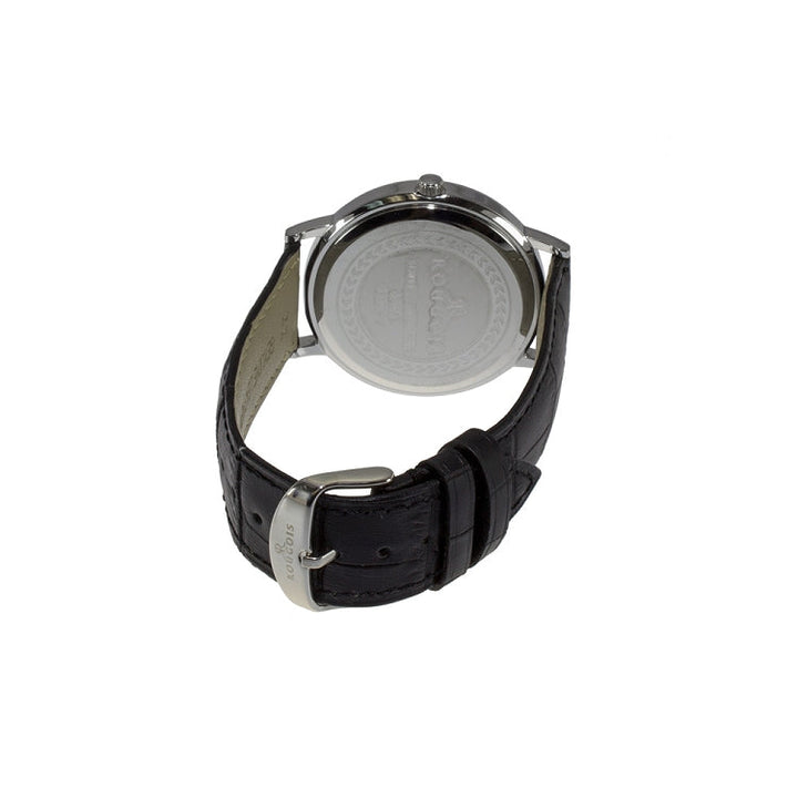 Lexington Series black band/silver | White Dial