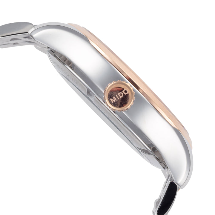 Belluna II 40mm / Silver / Silver and Rose Gold Silver Dial