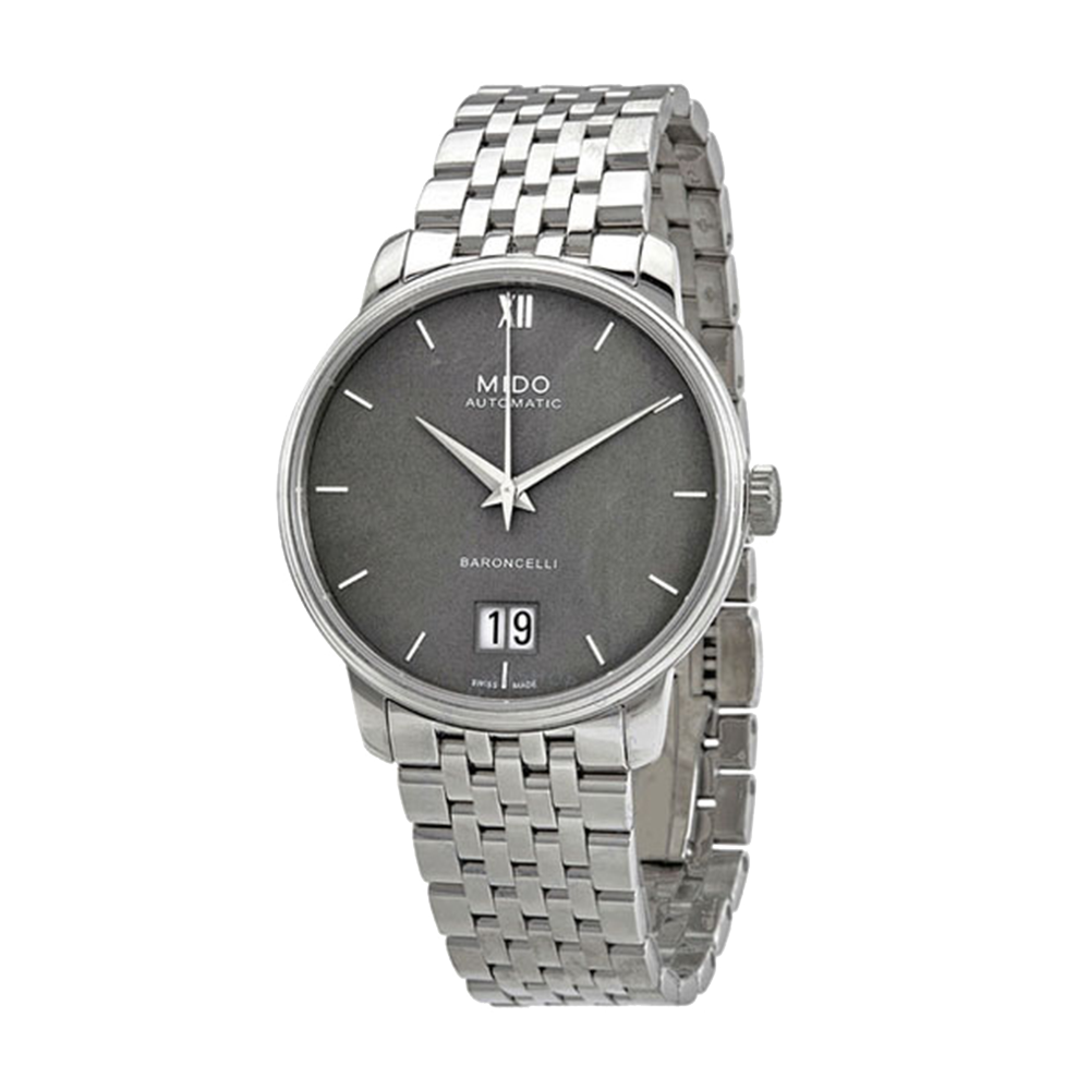 Baroncelli Charcoal / Stainless Steel | Charcoal Dial