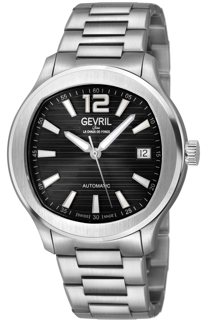 Stuyvesant Swiss Automatic, 316L Stainless Steel Case, White Dial, 316L Stainles