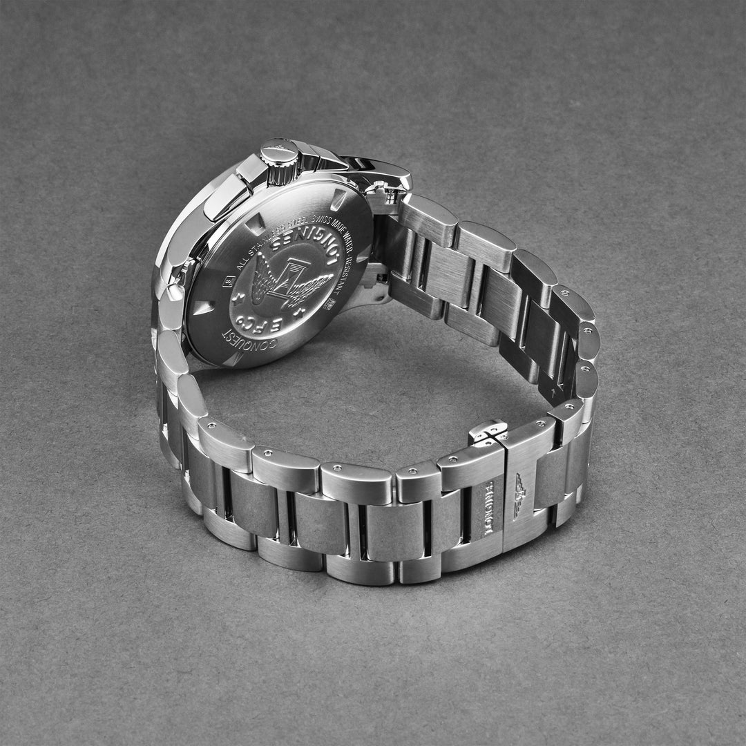 Conquest Silver / Stainless Steel Silver Dial