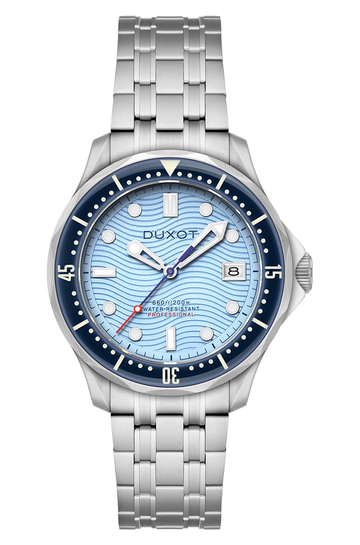 Henri Diver Blue/Stainless Steel Blue Dial