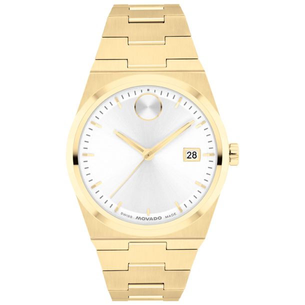 Bold Quest 35mm / White / Gold | White Dial