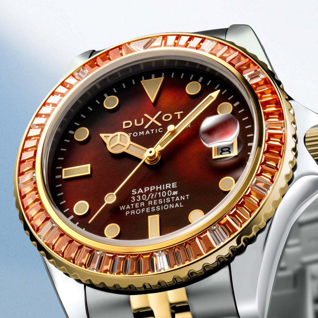 Atlantica 40 Rainbow Automatic Brown / Stainless Steel | Brown Dial