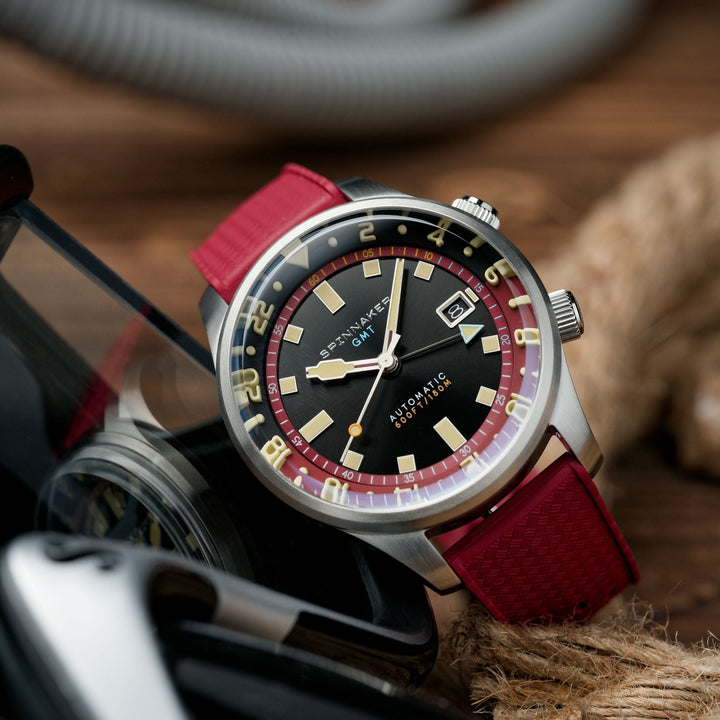Bradner GMT Automatic Black / Stainless Steel Black Dial
