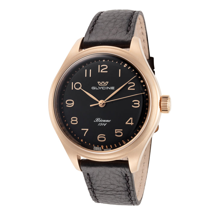 Beinne 1914 39 mm / Black / Black Black Dial