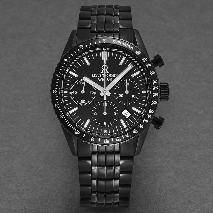 Aviator 17000.6177 / Black | Black Dial