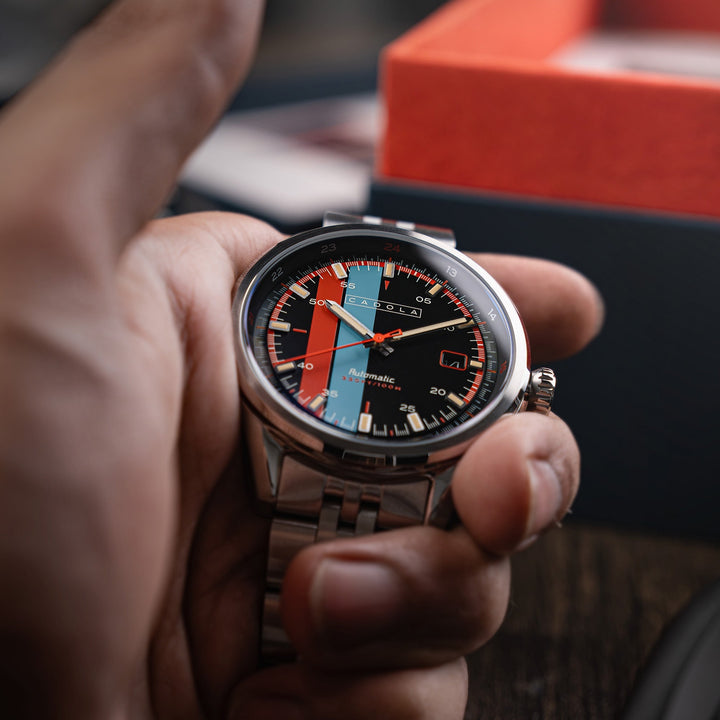 Pista Automatic Black / Stainless Steel Black Dial