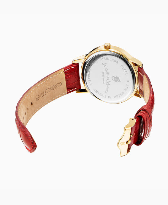 Genesis Red-tone White White Dial