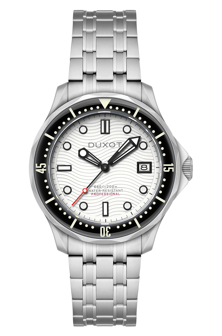 Henri Diver White/Stainless Steel White Dial