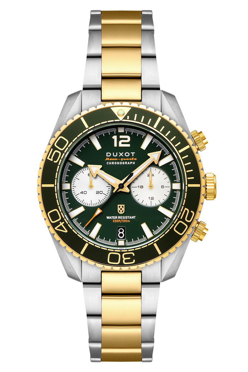 Tiburon Chronograph Green / Stainless Steel | Green Dial