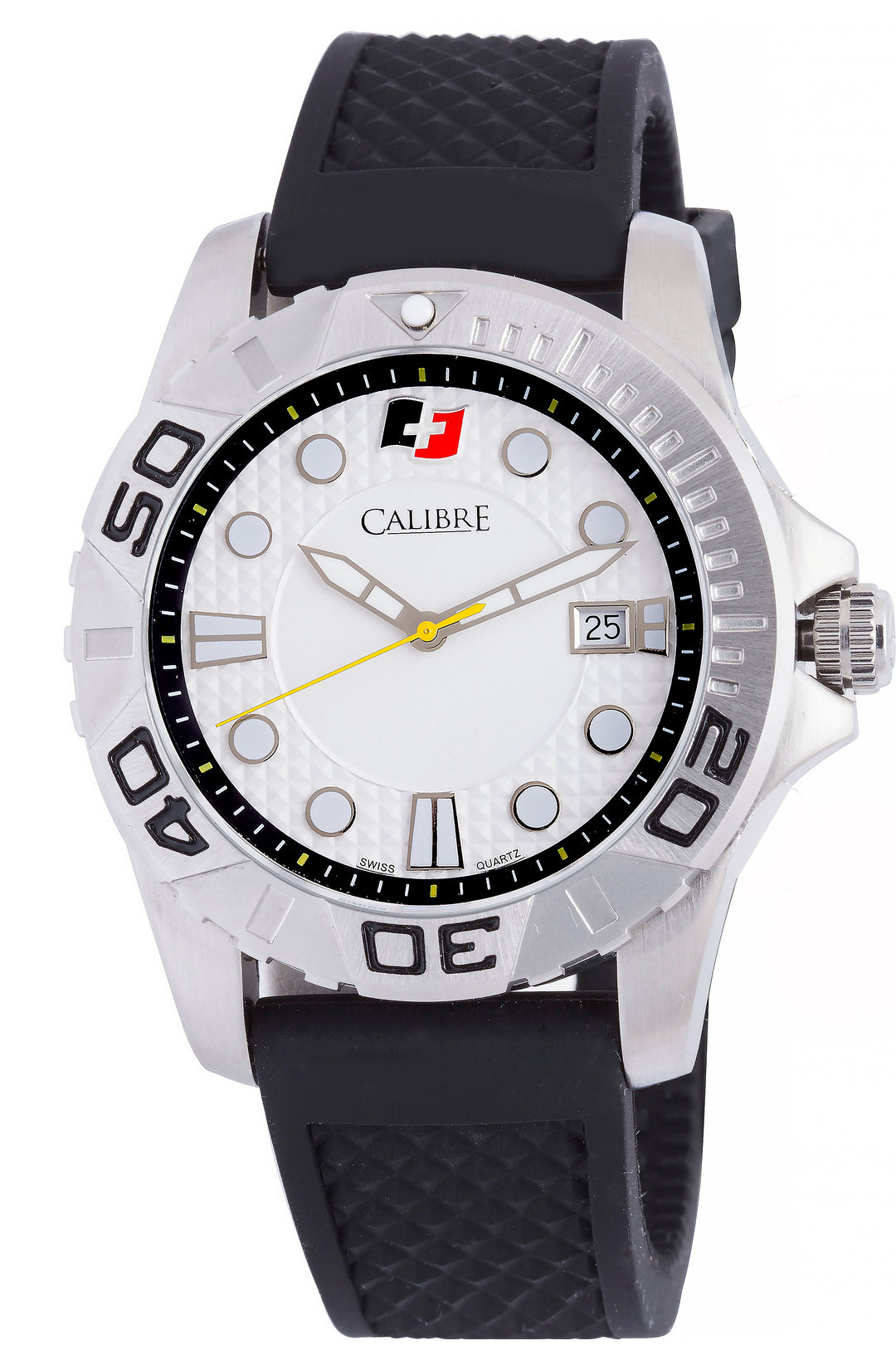 Akron White-Black | White Dial