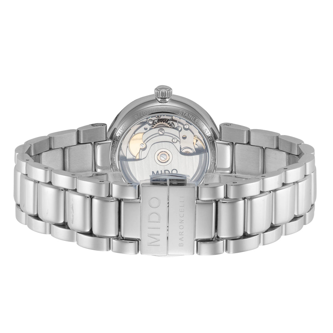 Baroncelli 33mm / Silver / Silver | Silver Dial