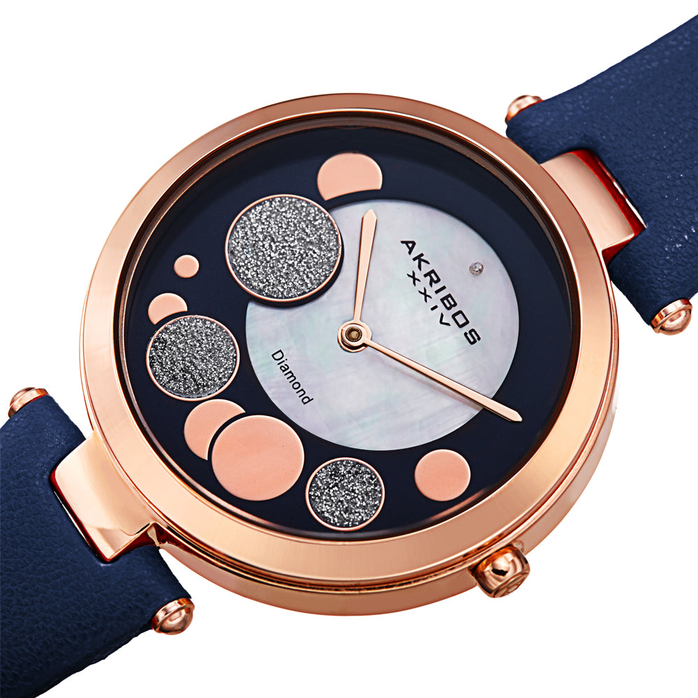 Casual Blue/Leather | Blue Dial
