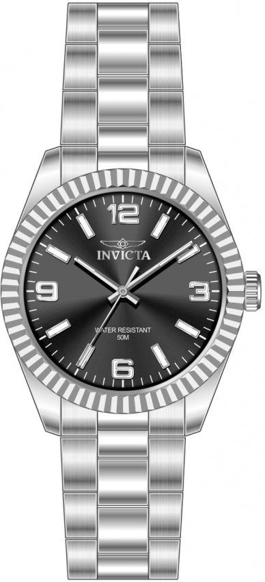 Specialty Black Dial / Silver Stainless Steel Bracelet Black Dial