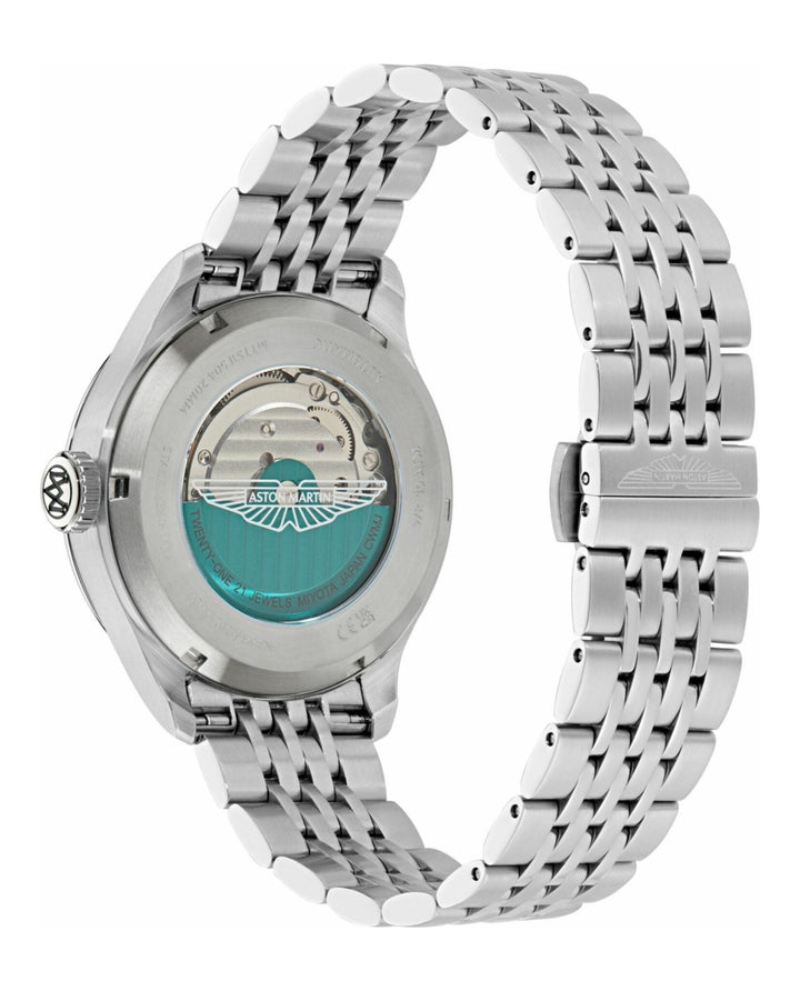 TS1 Automatic Stainless Steel/Green Dial/Partial Sekelton Automatic Bracelet Gre