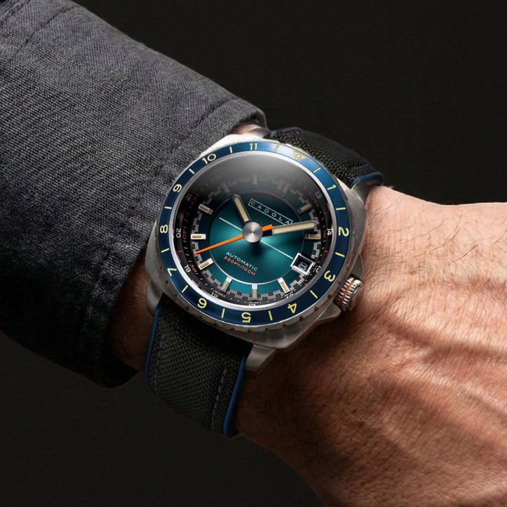 Overdrive Automatic Blue / Black Canvas Blue Dial