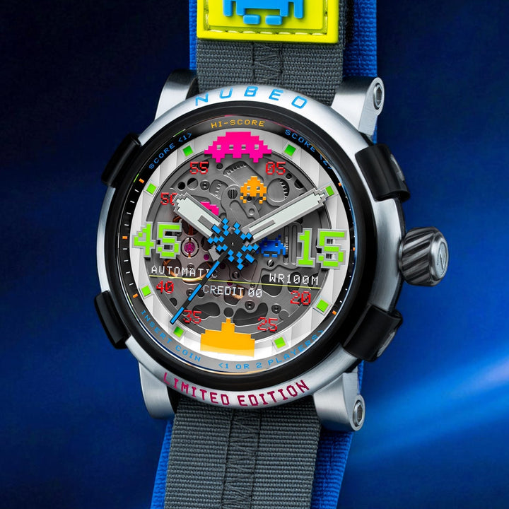 Orion Automatic Space Invaders Limited Edition Silver / Stainless Steel | Silver