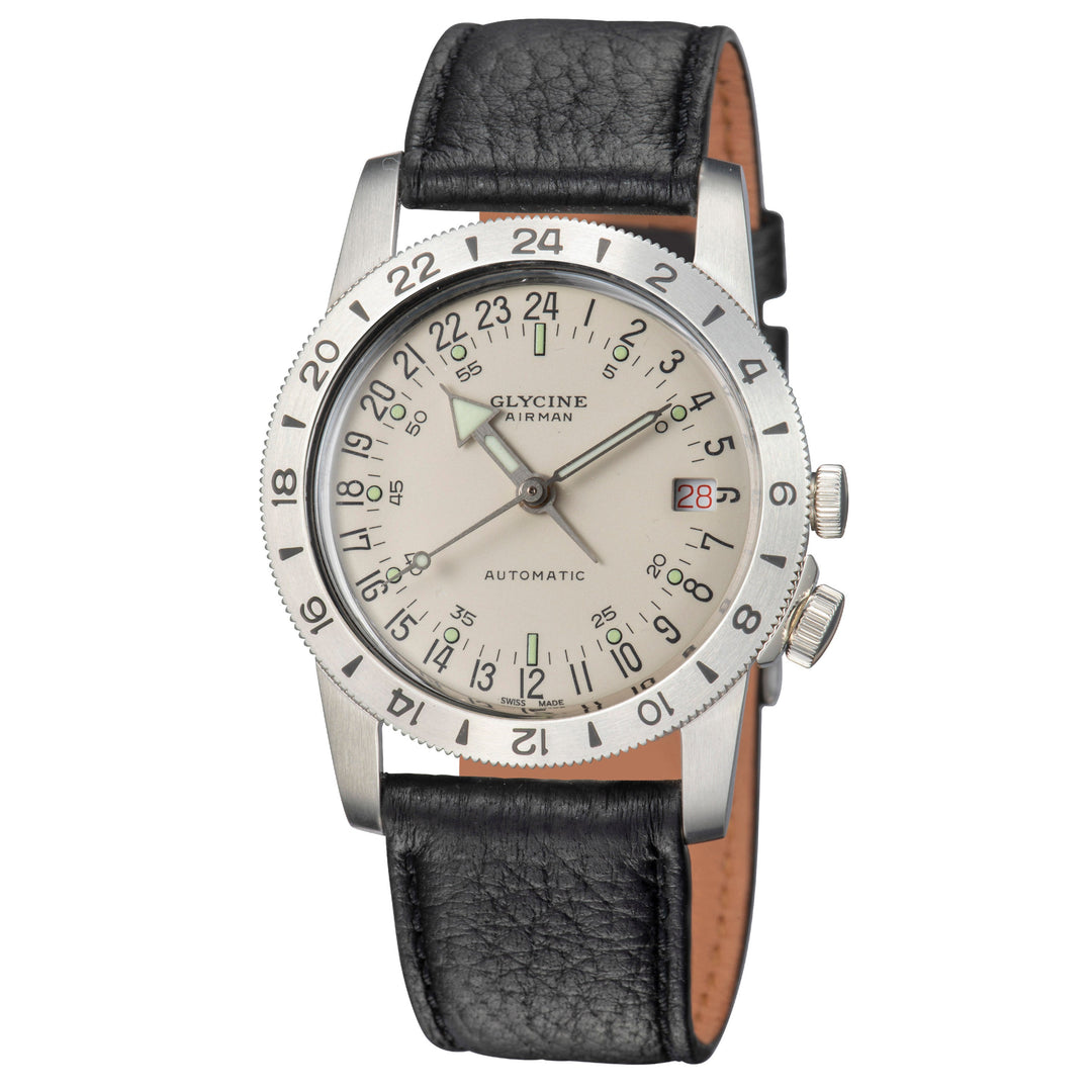 Airman No. 1 Purist 36mm / Beige / Black Beige Dial