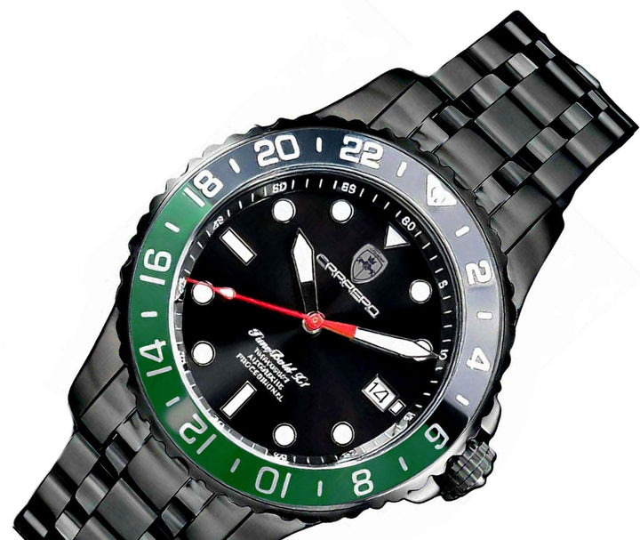 TIME BOLD- X3 GREEN/BLACK | Black Dial