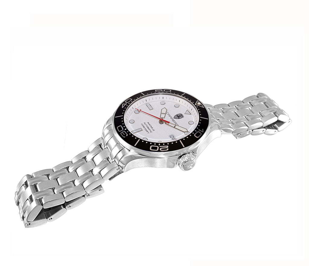 AVATAR-J2 Silvertone/White | White Dial