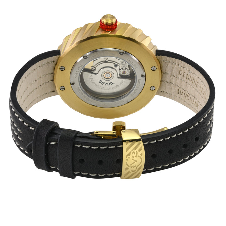 Motorcycle - Sport GV2 Swiss Made Automatic, Black Dial with multi-layers repres