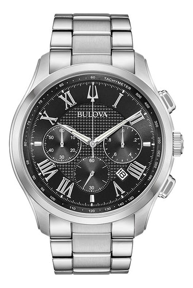 Men's Wilton Black Dial/SS