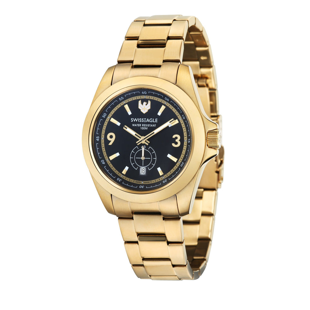 Dufaux Gold / Stainless Steel | Gold Dial