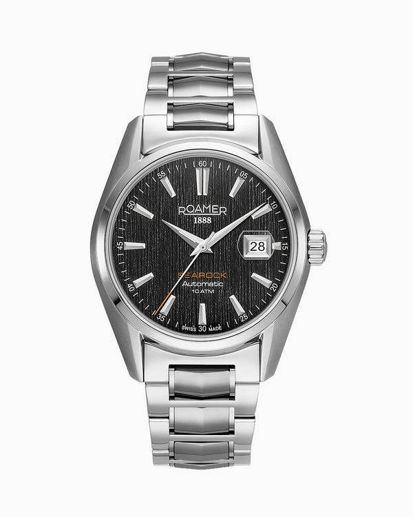 Searock Automatic II Black dial, stainless steel bracelet Black Dial