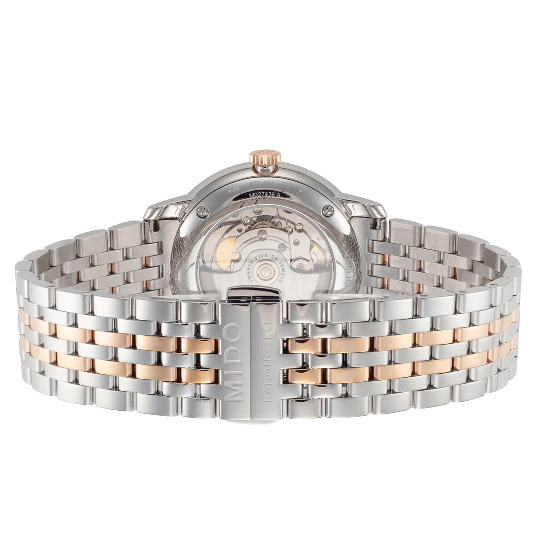 Baroncelli 40mm / Anthracite / Silver and Rose Gold | Anthracite Dial