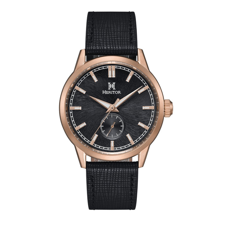 Argento Black / Rose Gold | Black Dial