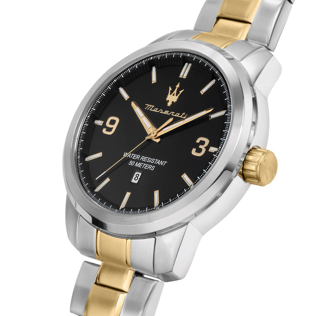 SUCCESSO Black / Stainless Steel Black Dial